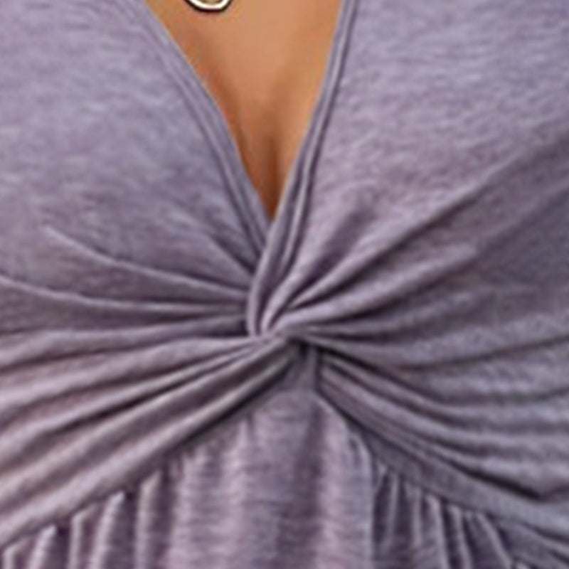 Women's V-Neck Sleeveless Dress