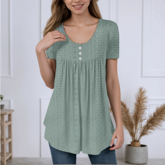 Round Neck Short Sleeve